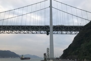 More views of the Kanmon Bridge from Mimosusogawa Park 