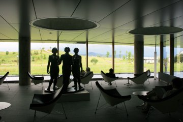 Inside the Iwate Museum of Art