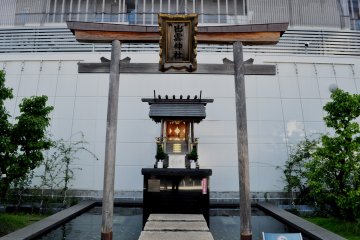 A small shrine in the fourth floor