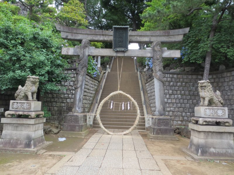 Вход в храм Синагава