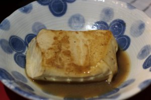 Delicious tofu oden at Kokin Chan.
