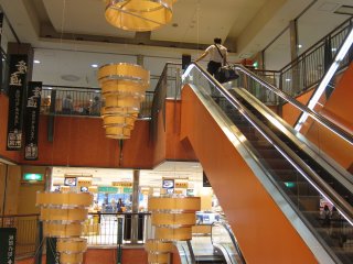 Three floors of shopping at Topico Department Store JR Akita Station