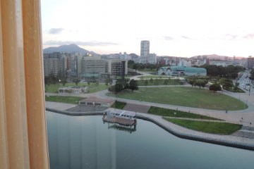 View of the river from the room