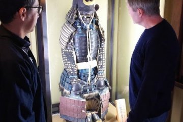A samurai armor of the founder of the Nomura clan.
