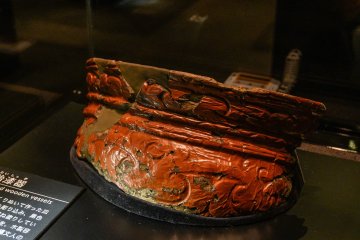 Ancient pottery at Korekawa Jomon Museum