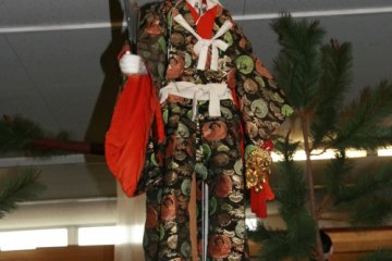 A Karakuri doll, as used on one of the huge and colorful festival floats.