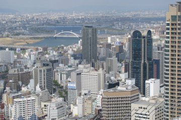 Вид на город Осака