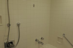 Twin room bathroom