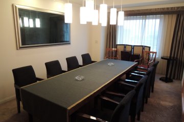 Presidential Suite dining room