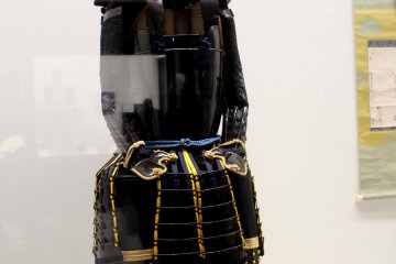 Date Masamune's armor on display in Sendai City Museum