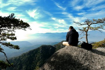 What a place to meditate!
