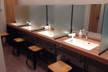 Fully-equipped shared bathrooms