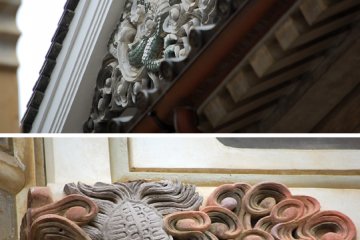 Many of the preserved buildings have beautiful details.