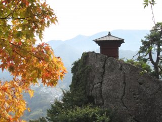 A small temple on the rock