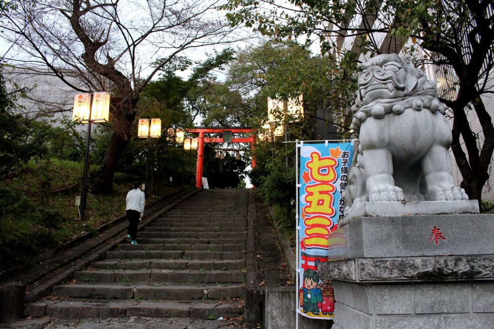Stairs to the shrine