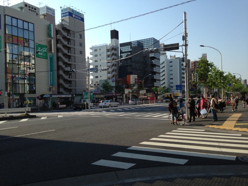 Велосипедистов в Токио можно встретить повсюду