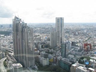 The view from the Tokyo Metropolitan Government Building