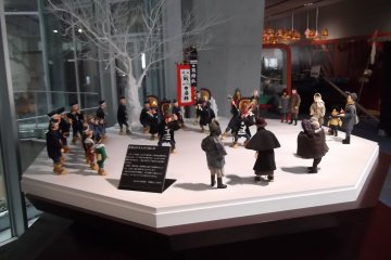 <p>A little diorama of one of the local festivals</p>