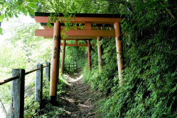 Koyasan is filled with small pathways connecting the 100+ buildings