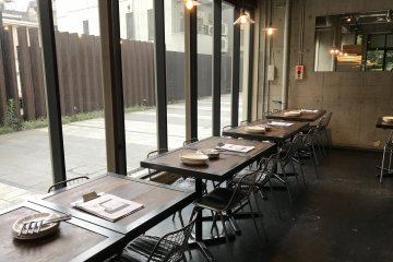 Table and bar seating suitable for smaller groups