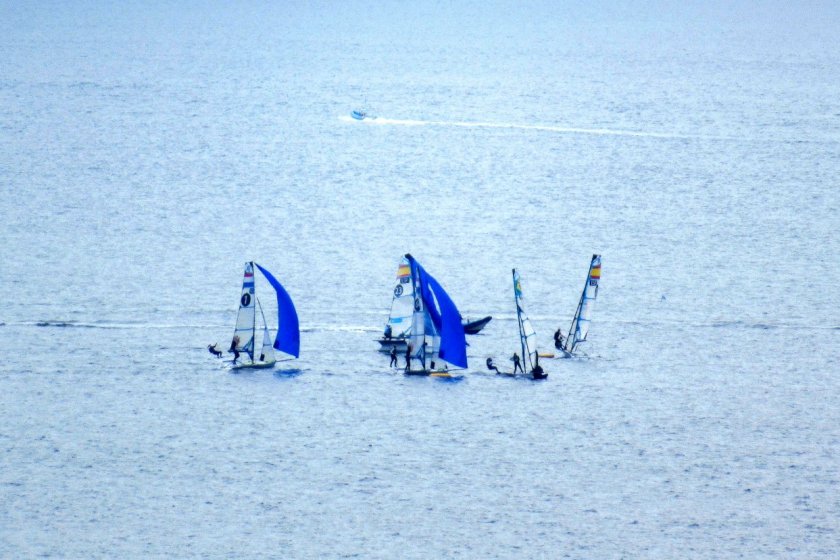 Yachts in Sagami Bay