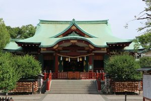 The shrine is a pleasant place to visit year-round