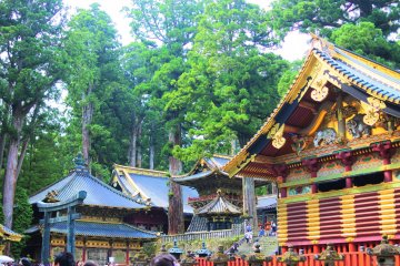 A view of the shrine grounds