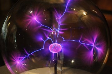 Plasma ball at the museum