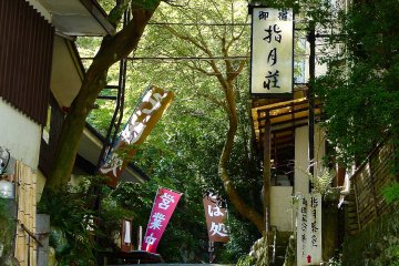 <p>ทางเดินไปสู่วัดชิเกะซึต-เด็น (Shigetsu-den)</p>