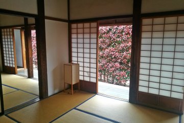 Inside a tatami room
