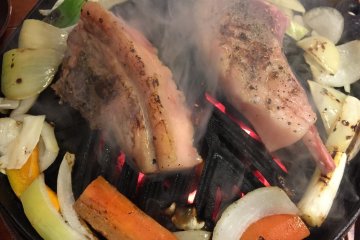 Jingisukan, grilled mutton