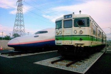 Trains, trains, trains at the Niitsu Railway Museum