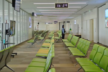 A quiet, regional airport