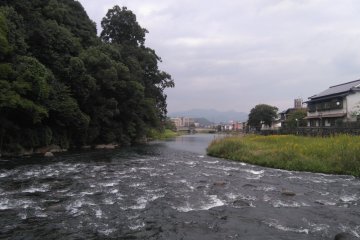 Mikuma River going through Hita