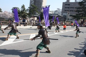 Ieyasu Gyoretsu parade, held in April every year