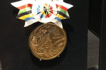 What does an Olympic medal look like up close?