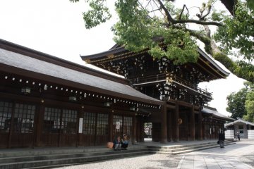 The shrines' grand gateway.