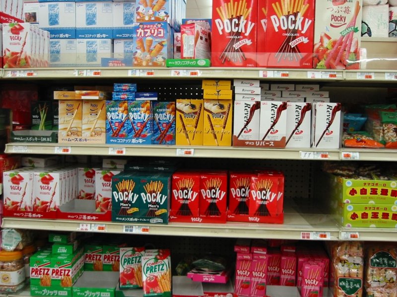 Pocky and Pretz dominate snack food shelves, and have even gained popularity abroad