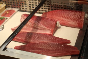 Some of the famous Higashimono tuna