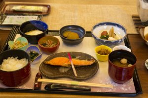 The breakfast also alternates during your stay at Higashiyama-so Ryokan Kiyomizu