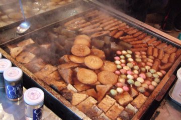 Warming oden is a winter staple