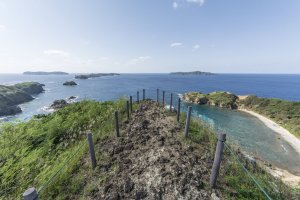 The island view from Hahajima