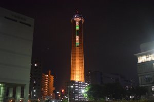 The Kaikyo Yume Tower is unmissable on the Shimonoseki skyline