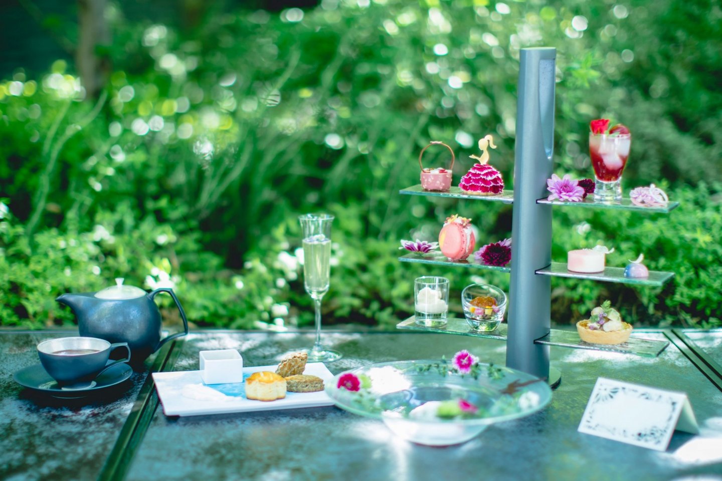 The whimsical-feeling afternoon tea