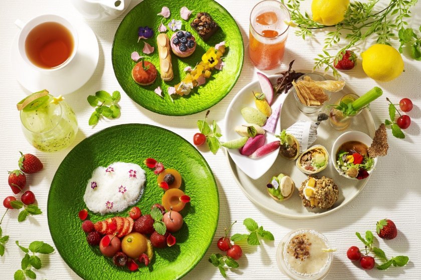 The afternoon tea event will incorporate a variety of vibrant colors into the dishes on offer