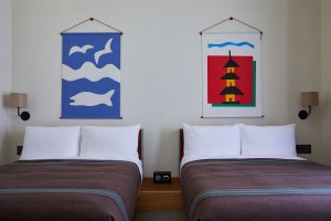 Unique artwork features in each room