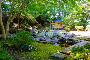 The park also features a small Japanese garden