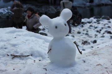 <p>Snowman in Chichibu</p>
