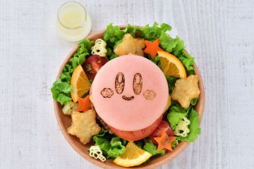 Kirby Burger and Salad