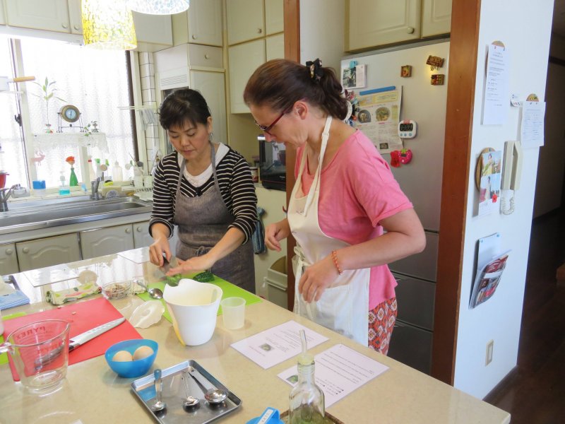 Cooking with Kazumi is like having a homestay mother at your side